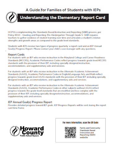 Understanding Report Cards