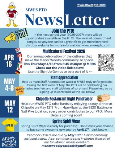 PTO Newsletter May