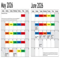 May and June