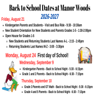 Back To School Date 26-27